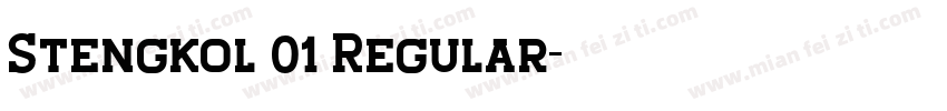 Stengkol 01 Regular字体转换